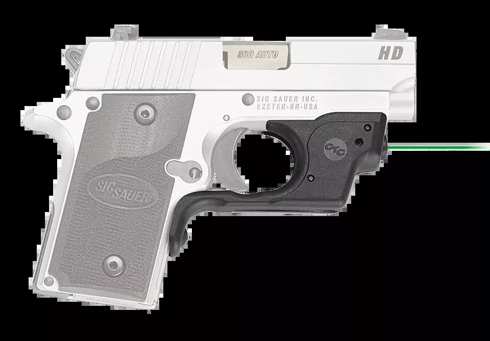 Crimson Trace LG-492G Green Laserguard for Sig Sauer P238/P938 - Black