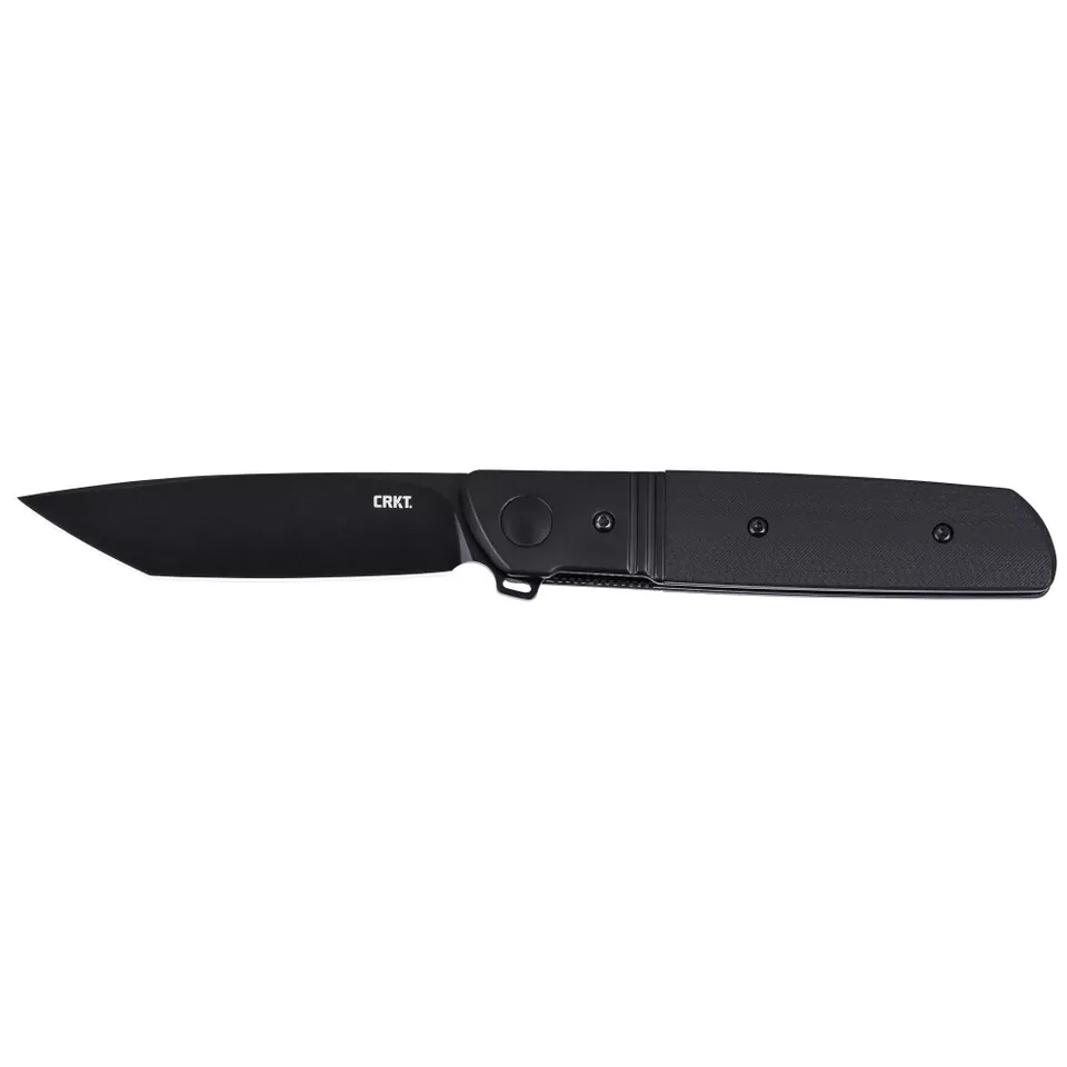 CRKT Bamboozled 3.31" Black Tanto Blade Knife