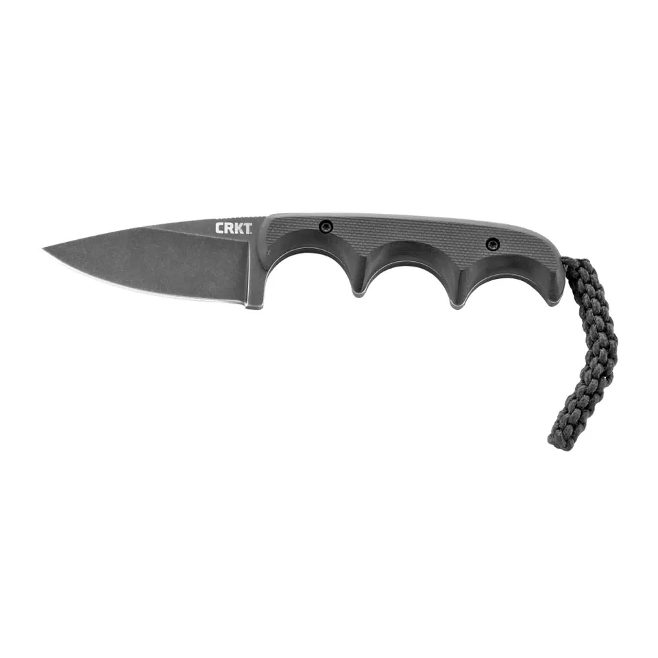 CRKT Minimalist Black Drop Point Knife 2.16"