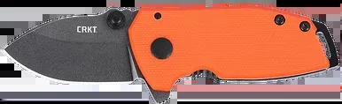 CRKT Squid Compact Pocket Knife 1.75″ Drop Point D2 Steel Blade G10/SS Handle Blaze Orange