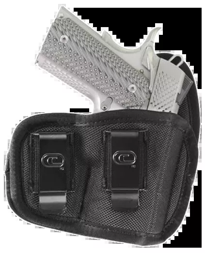Crossfire Shooting Gear Cyclone IWB/OWB Holster for Subcompact 2-2.5" Barrel, Right Hand, Black