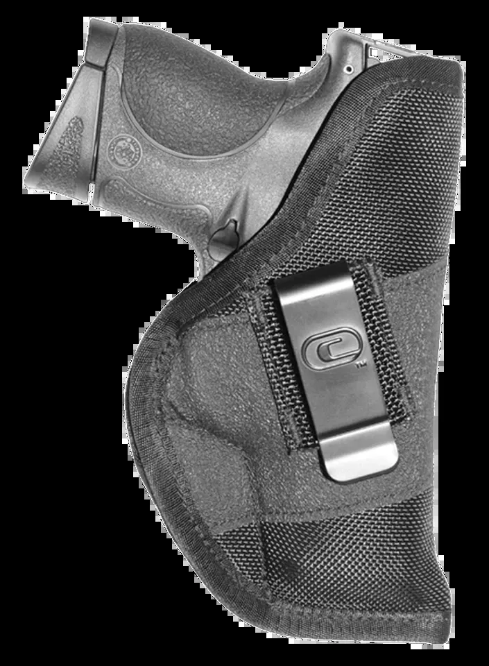 Crossfire Shooting Gear IWB Black Nylon Belt Clip for Compact 3-3.5" Barrel Ambidextrous