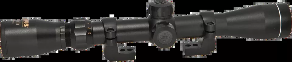 CVA AA2002 Knous KonuShot Muzzleloader Scope Kit - Black Matte 3-9x32mm Duplex Reticle