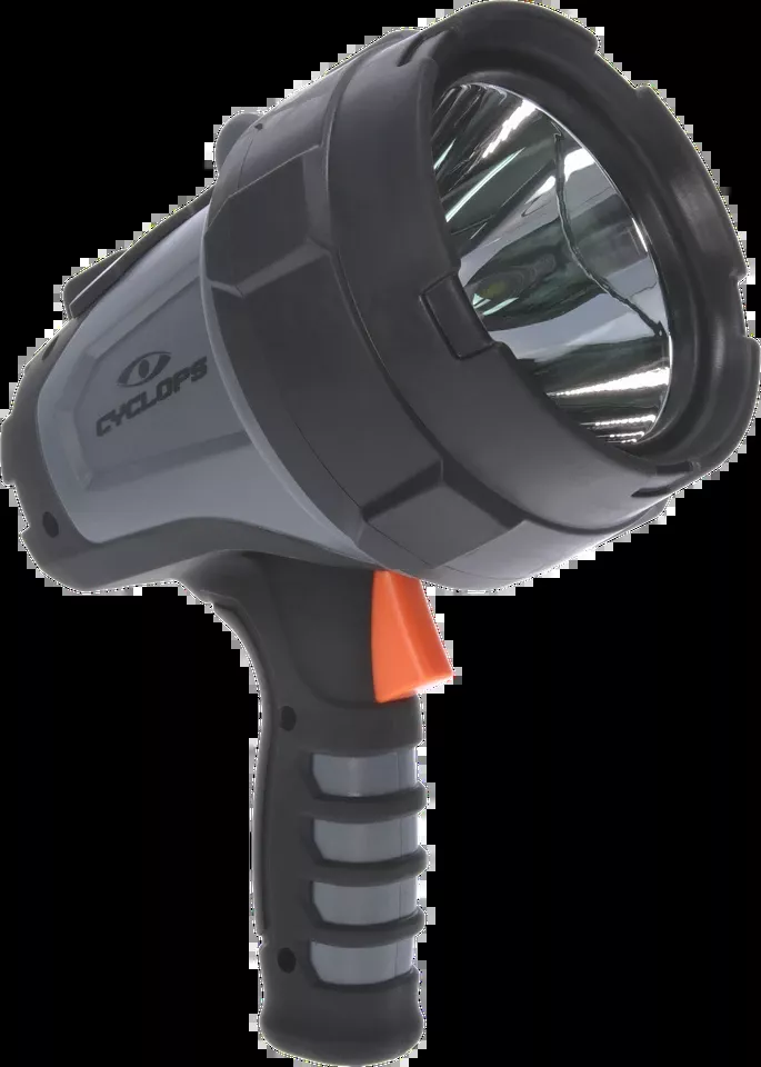 Cyclops CYC-900HHS 900 Lumens Handheld LED Flashlight, Black ABS, 500m Range