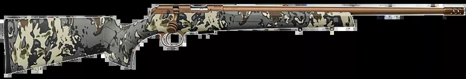 CZ 457 American Hunter 22 LR Rifle with Bronze Cerakote and Veil Camo Stock