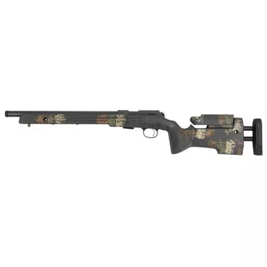 CZ 457 Manners Camo Bolt Action Rifle 22LR 16″ Threaded Barrel