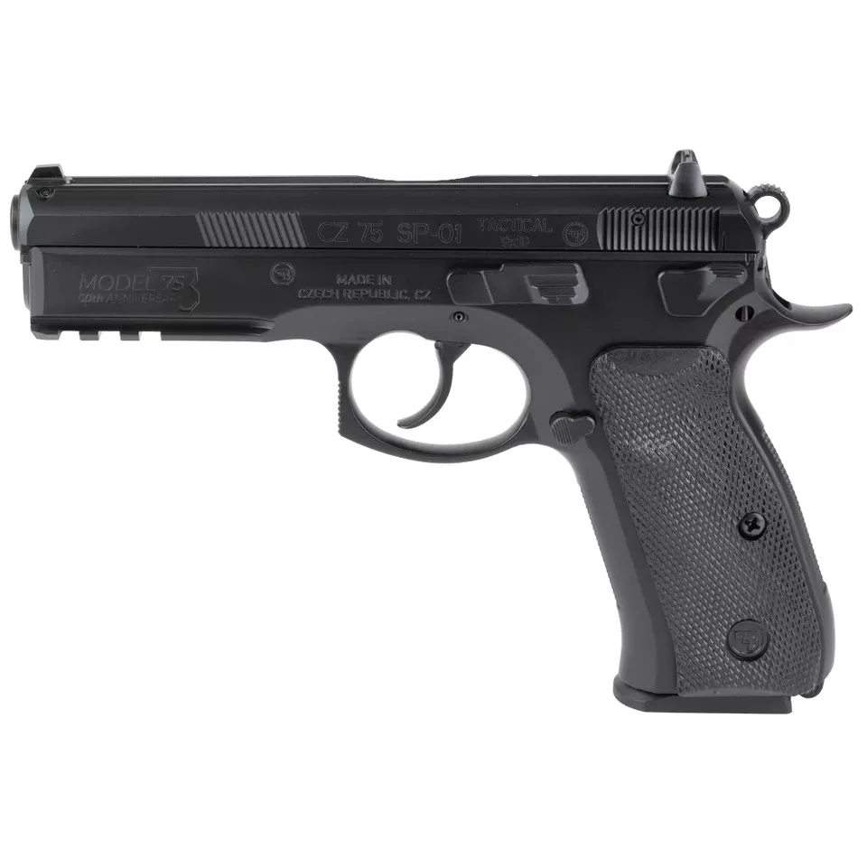 CZ 75SP01 TAC 9mm 10rd Pistol Black