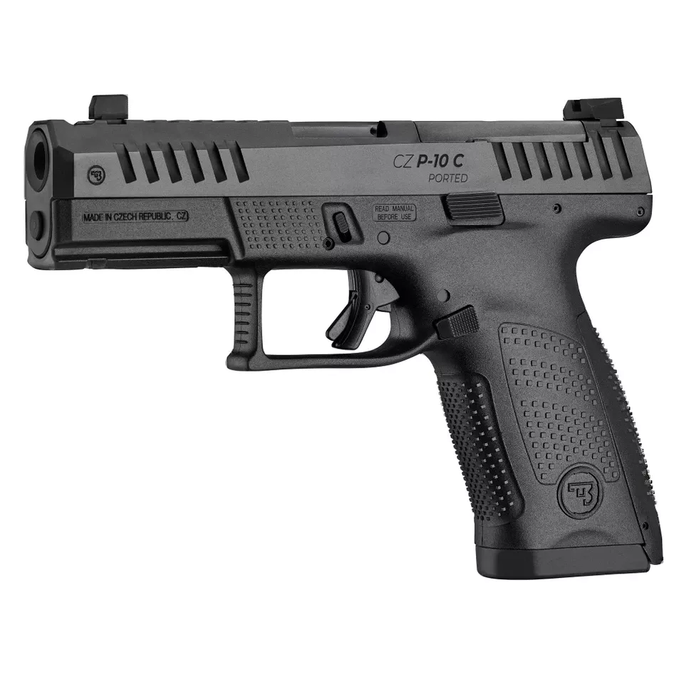 CZ P-10C OR Ported 9mm 4" 15rd Black