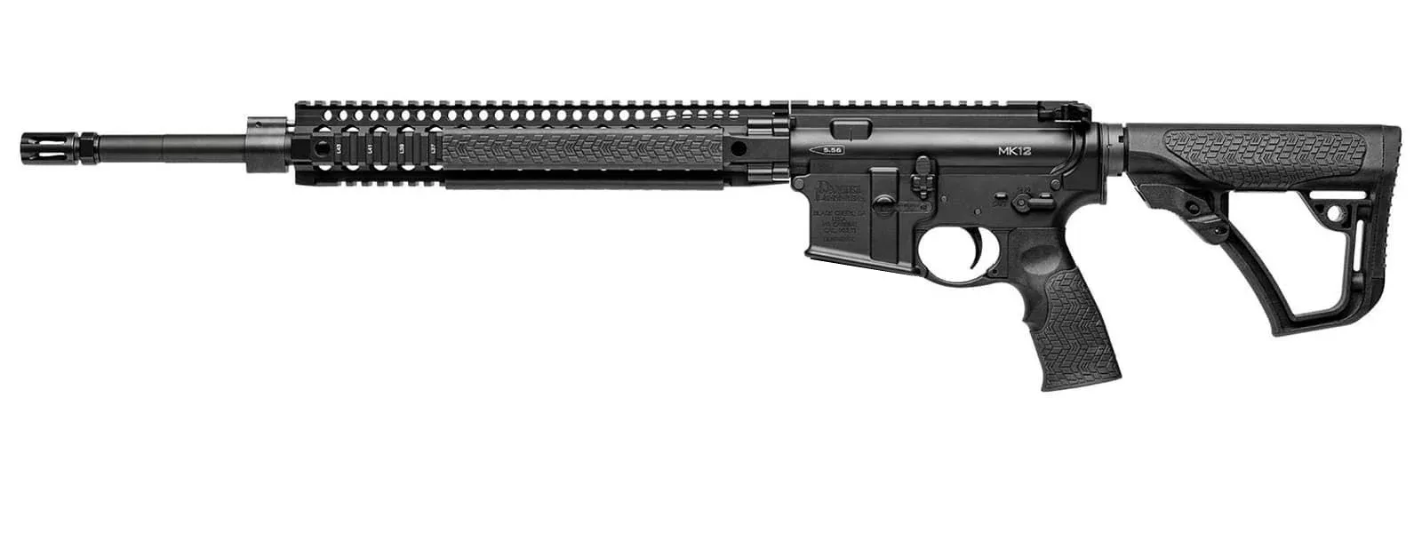 DANIEL DEFENSE DDM4 MK12 5.56MM BLK 18″ NM