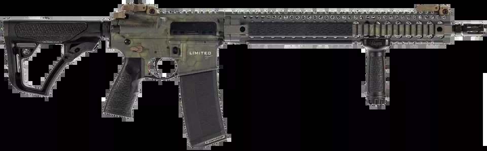 Daniel Defense DDM4 V9 CA Compliant 5.56 NATO Rifle with Crocodile Rattlecan Finish and Black Polymer Stock