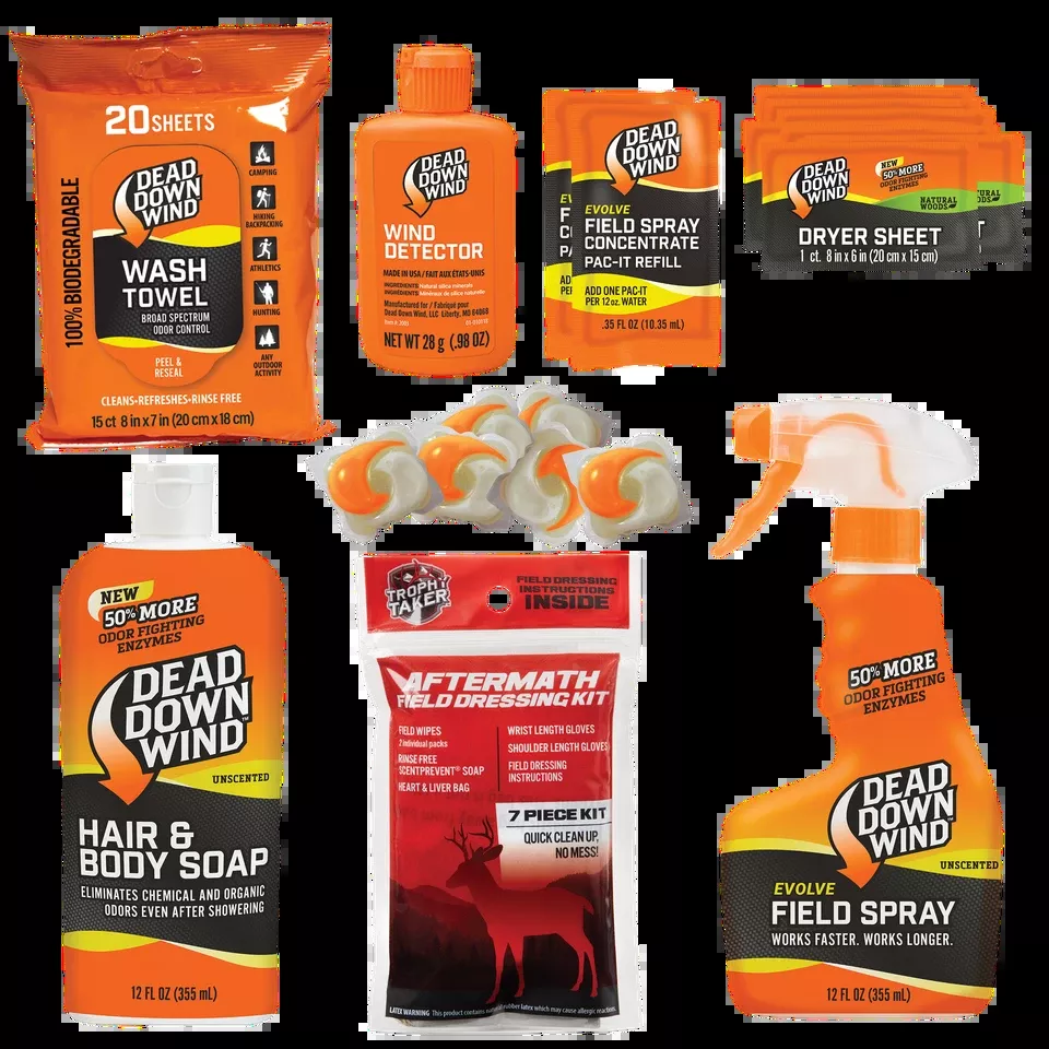 Dead Down Wind Super Slam Odor Eliminator Kit - 25 Piece Unscented Set