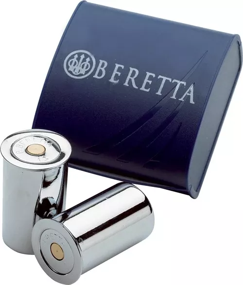 Deluxe Nickeled Brass 2-Pack Beretta Snap Caps 12 Gauge