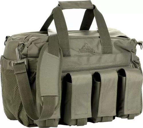 Deluxe Range Bag with Fold-Out Gun Mat - OD Green