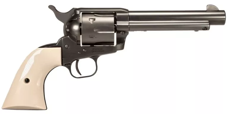 "Deputy 45LC 5.5" Satin Ivory Revolver"