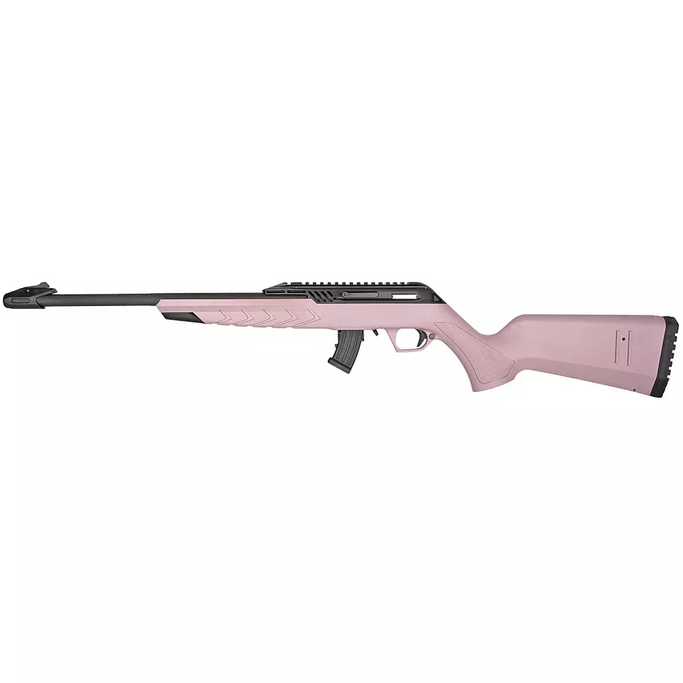 Derya TM22-A 18" .22 LR Semi-Auto Rifle, Pink, 10rd