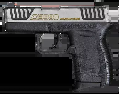 Diamondback DB380 380 ACP Pistol 2.80″ Barrel 6+1 Round Stainless Steel Slide Polymer Frame