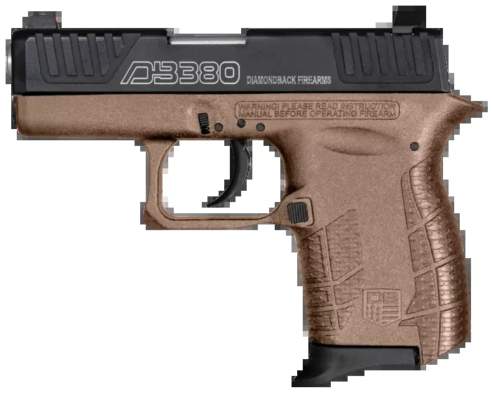 Diamondback DB380 Gen4 380 ACP Pistol, Stainless Steel Slide, FDE Frame & Grip