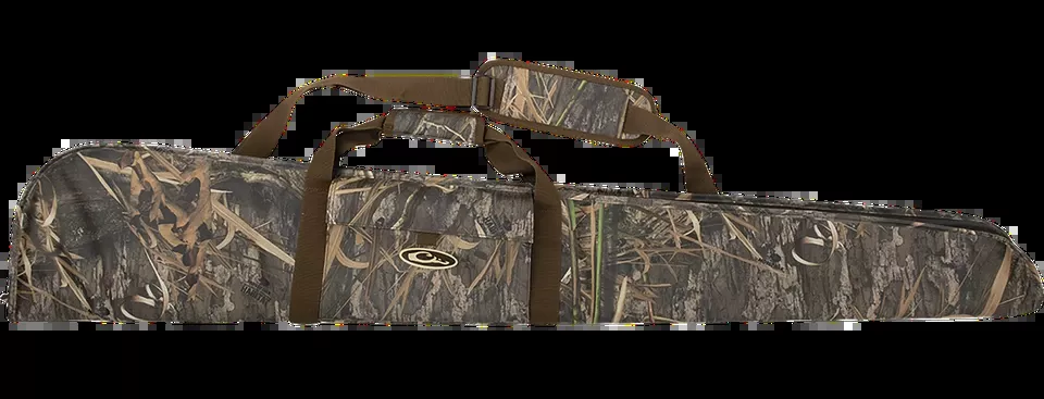 Drake Waterfowl DA4100022 HND Shotgun Case Exterior Choke Tube Pocket, Carry Handles/Adj. Strap, Hanging D-Ring