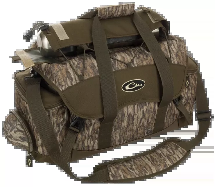 Drake Waterfowl Large Blind Bag with 18 Pockets, Sunglass Pocket, and Thermos Sleeve