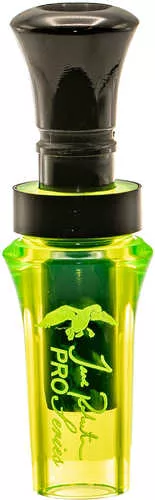 Duck Commander DCPROAC Pro Series Mallard Call Acrylic/Polycarbonate Chartreuse/Black