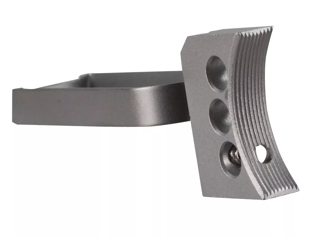 Ed Brown Three Hole Long 1911 Trigger Aluminum Silver