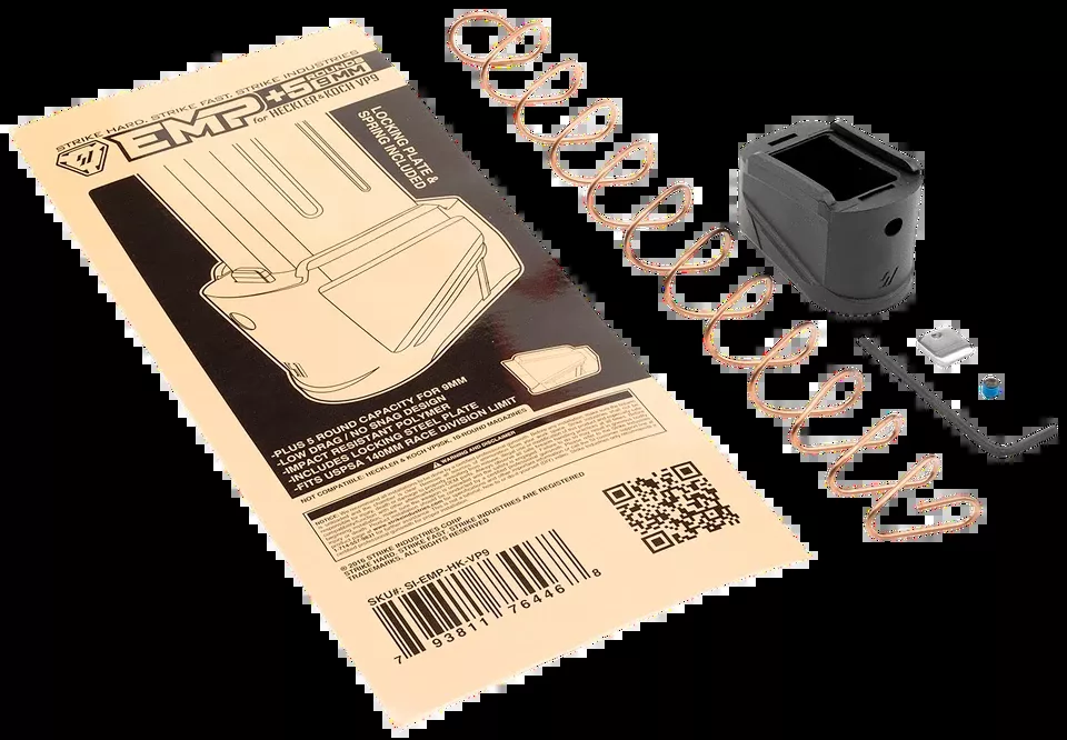 Enhanced +5rd Magazine Plate for H&K VP9 - Strike Industries EMPHKVP9