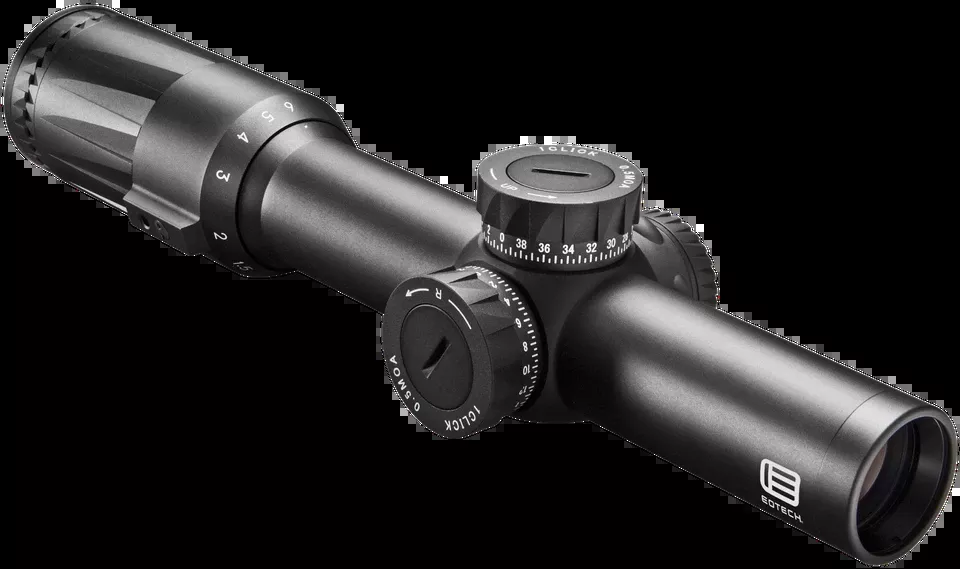 Eotech Vudu 1-6x24mm FFP Scope with Illuminated Green SR2-MOA Reticle and Throw Lever