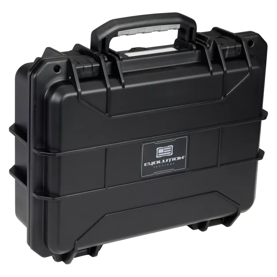 Evolution Outdoor Liberator Double Pistol Case Black 14.9"