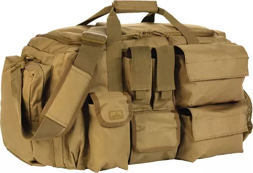 External Utility Pouches for Tanred Rock Operations Duffle Bag