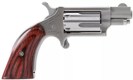 FALSErth American Arms 22 Boot Grip Magnum 1.12" Barrel 5 Round Wood Grain Stainless Steel Revolver 22MSGBG