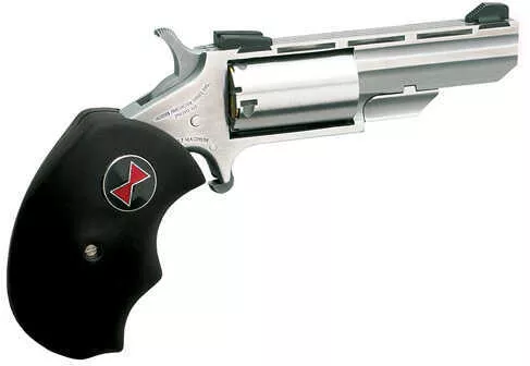 FALSErth American Arms Black Widow 22 Long Rifle 2" Barrel 5 Round Stainless Steel Revolver NAA-22BWL