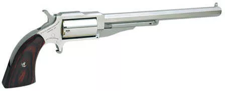 FALSErth American Arms Revolver 1860 Hogleg 22 Magnum 6" Barrel 5 Round Wood Grip Stainless Steel 18606