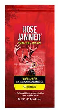 FALSEse JAMMER Dryer Sheets W/ Formula