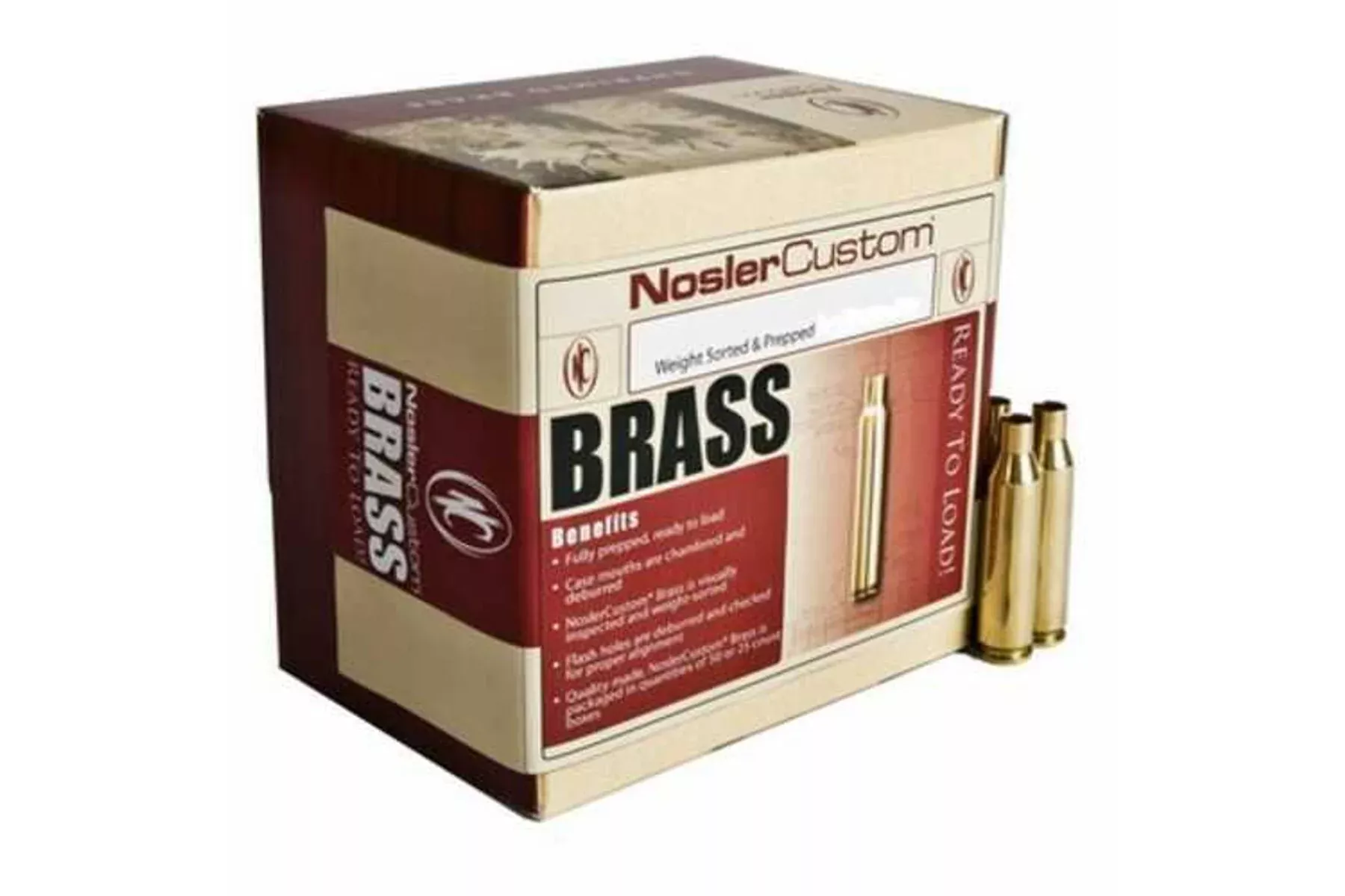 FALSEsler 8mm Remington Mag Unprimed Rifle Brass 25 Count