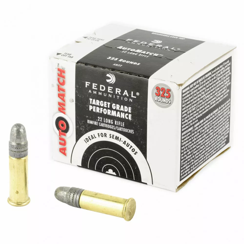Fed Auto Mtch 22LR 40 Grain Solid 325 /3250
