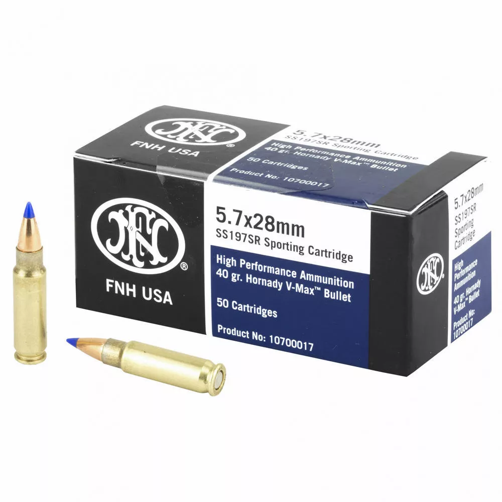 Fed Flat Nose 5.7x28mm Sr 40 Grain Vmx 50 /2000