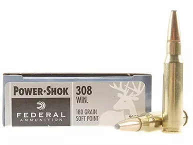 Federal 308 WIN 180gr Power-Shok Box of 20