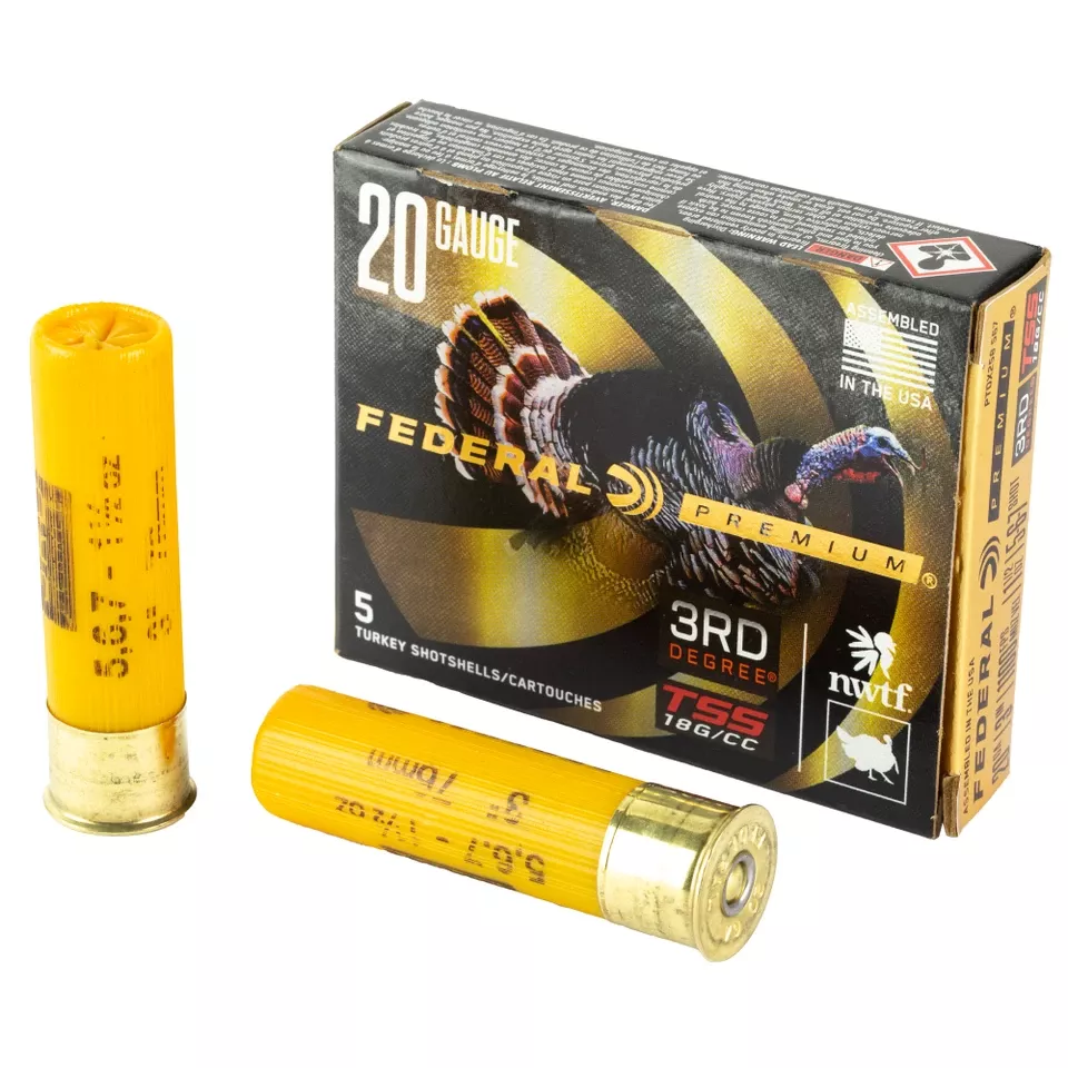 Federal 3rd Degree 20 Gauge 3" Shotgun Shells - Mixed Shot Sizes 5/6/7, Box of 50