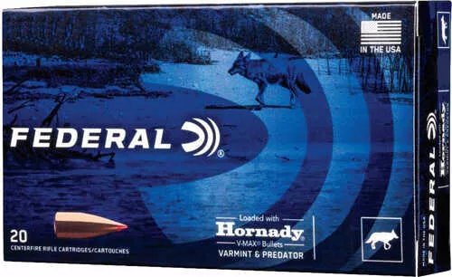 Federal 6.5 Creedmoor 95 Gr V-Max Ammo - 20 Rounds for Varmint Control