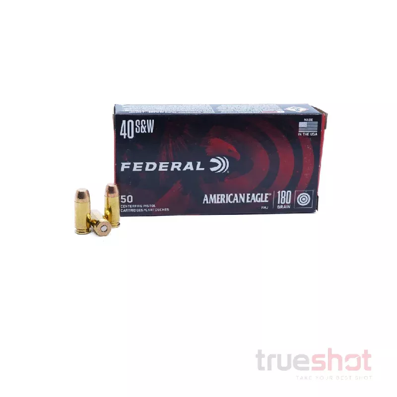 Federal – American Eagle – 40 S&W – 180 Grain – FMJ