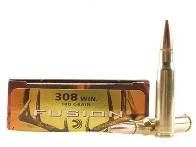 Federal Fusion 308 WIN, 180gr Spitzer Boat Tail, Box of 20