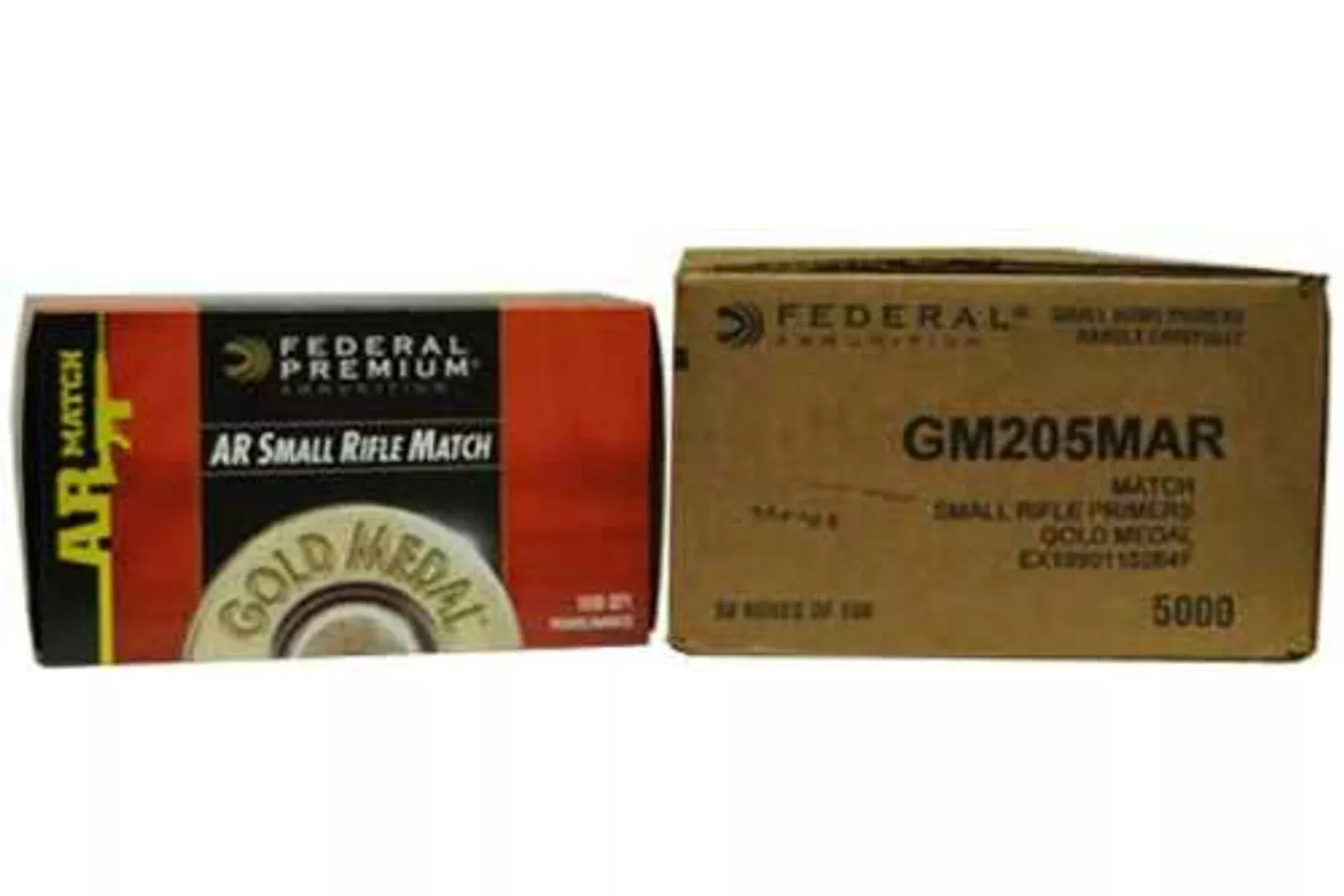 Federal Gold Medal AR Small Rifle Primer #GM205MAR (5000 Count Case)