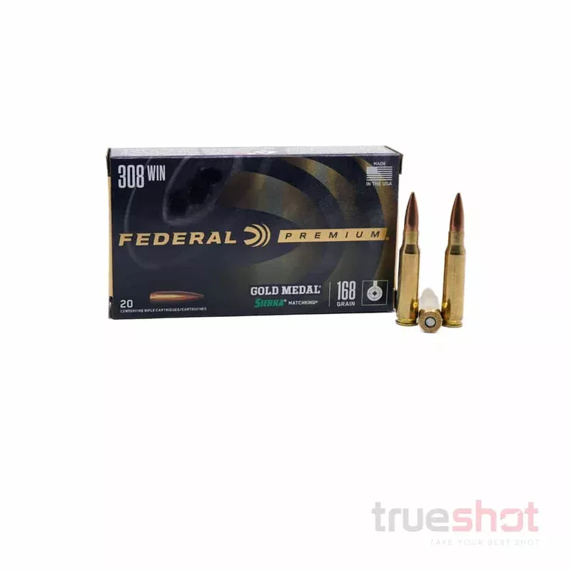 Federal – Gold Medal Match – 308 Win – 168 Grain – SMK