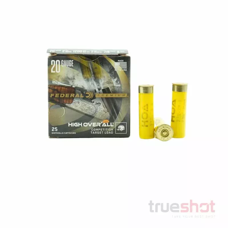 Federal – Premium – 20 Gauge – #8 Shot – 2.75″ – 7/8 Oz. – 1200 FPS