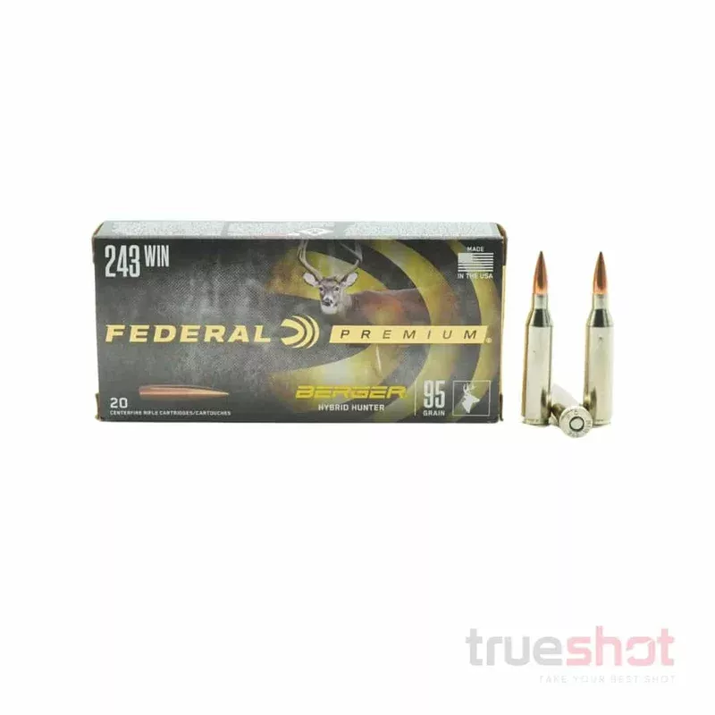 Federal – Premium – 243 Win – 95 Grain – Berger Hybrid Hunter