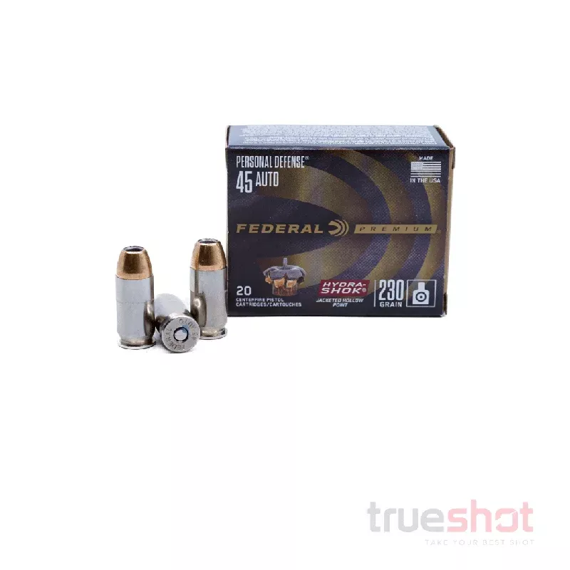 Federal – Premium – 45 ACP – 230 Grain – Hydra-Shok – JHP