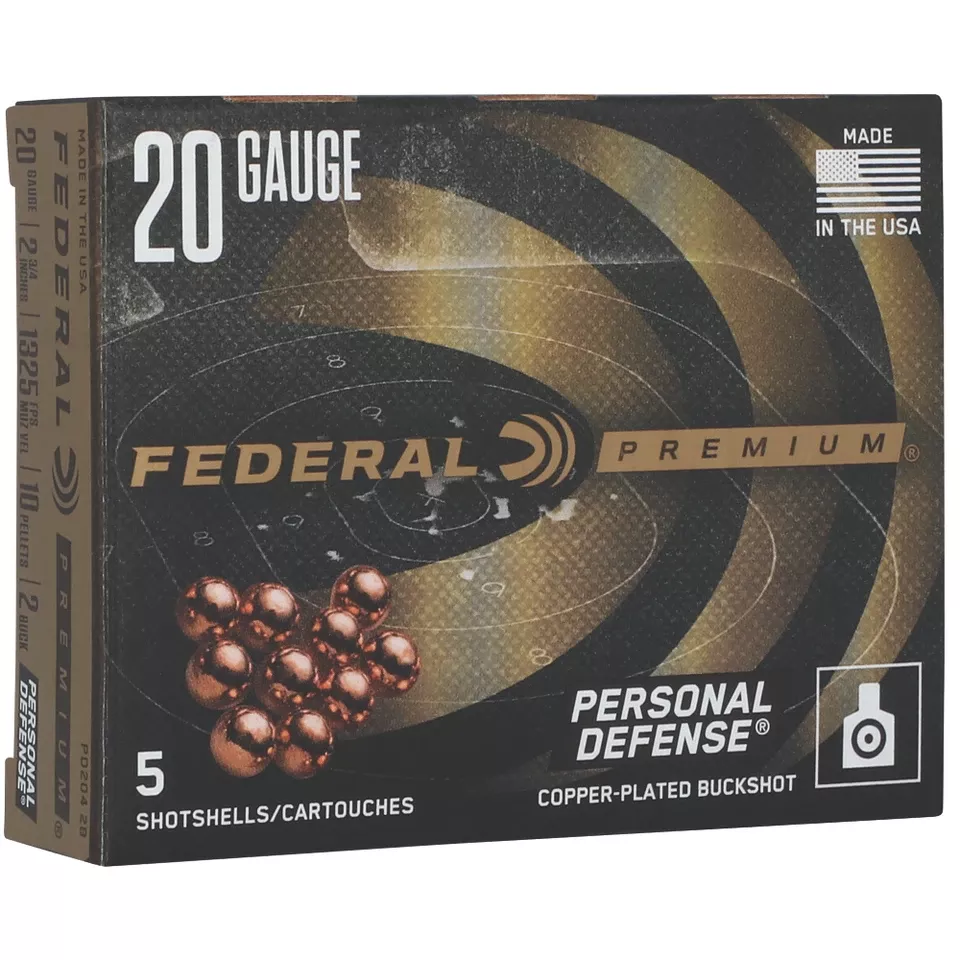 Federal Premium Flight Control 20 Gauge 2.75" 2 Buckshot 5/50 Pack