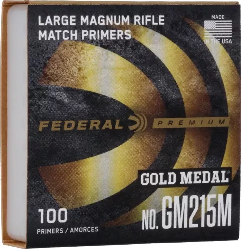 Federal Primers Large Rifle MAG Gold Medal 5000 Pack Case