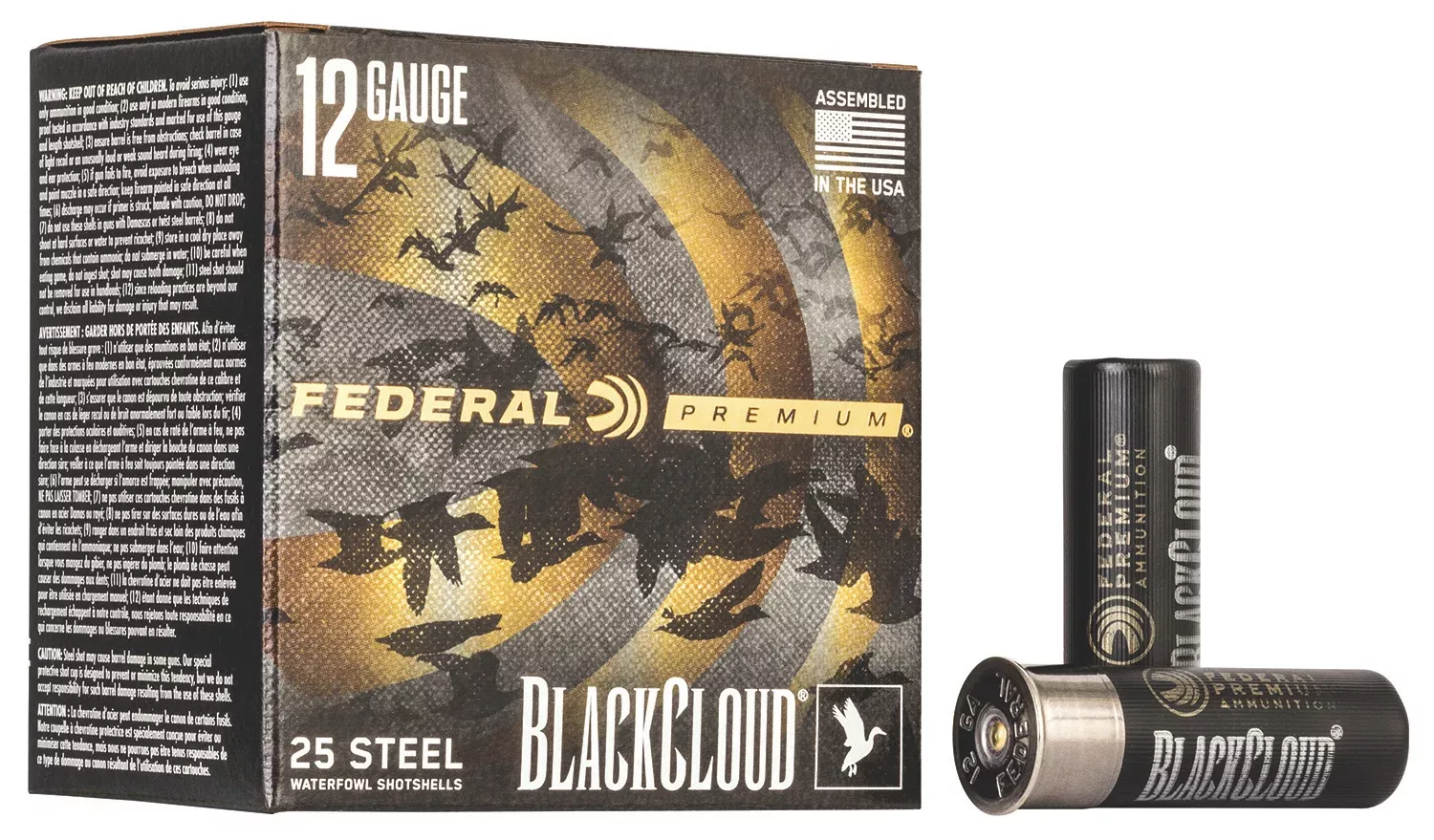 Federal PWBX1421 Black Cloud FS 12Gauge 3″ 1 1/4oz 1Shot 25 Per Box/10 Case
