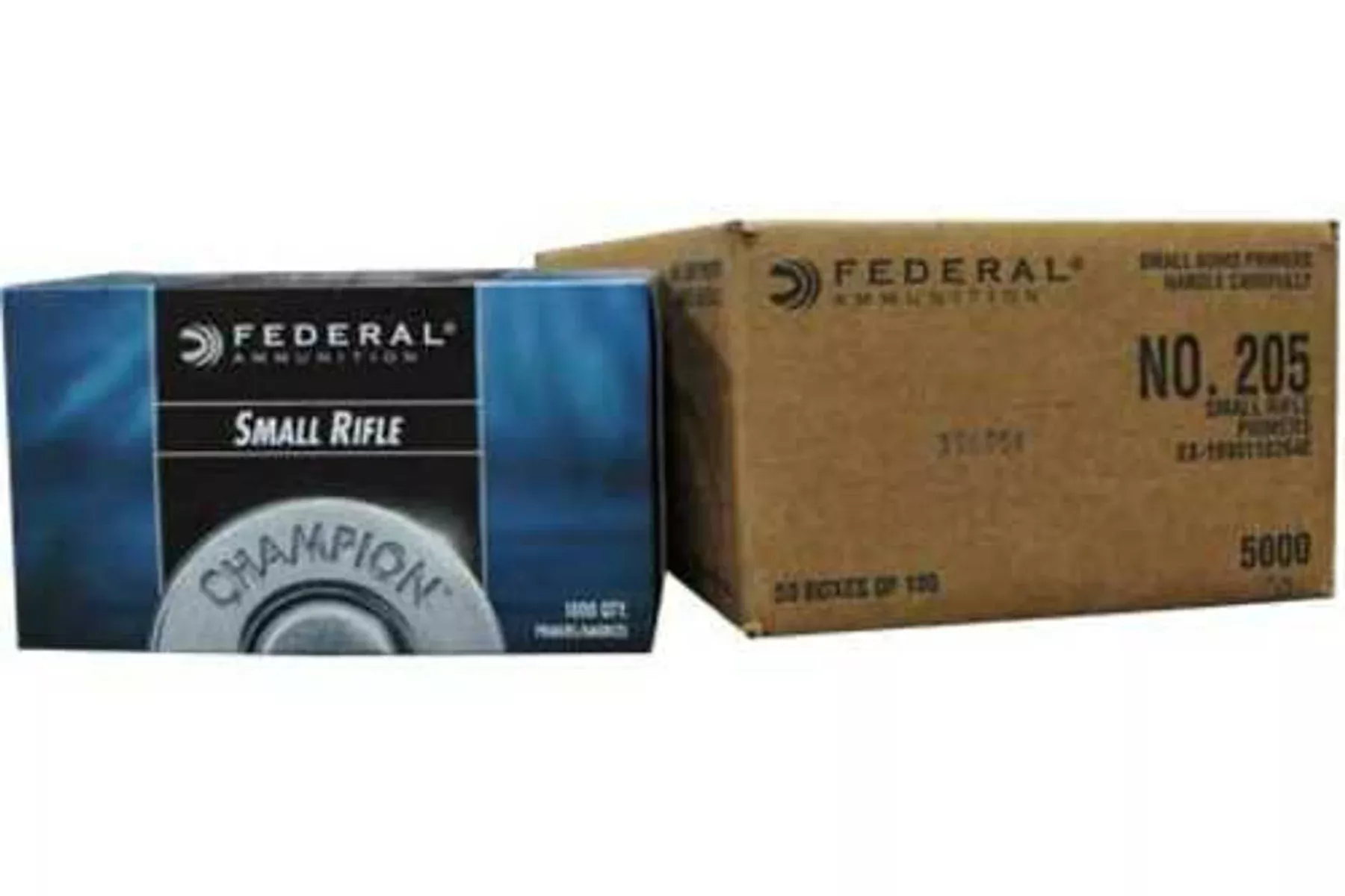 Federal Small Rifle Primer #205 (5000 Count Case)
